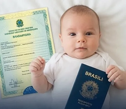 APLICACAO P/ REGISTRO DE NASCIMENTO + PRIMEIRO PASSAPORTE + CPF